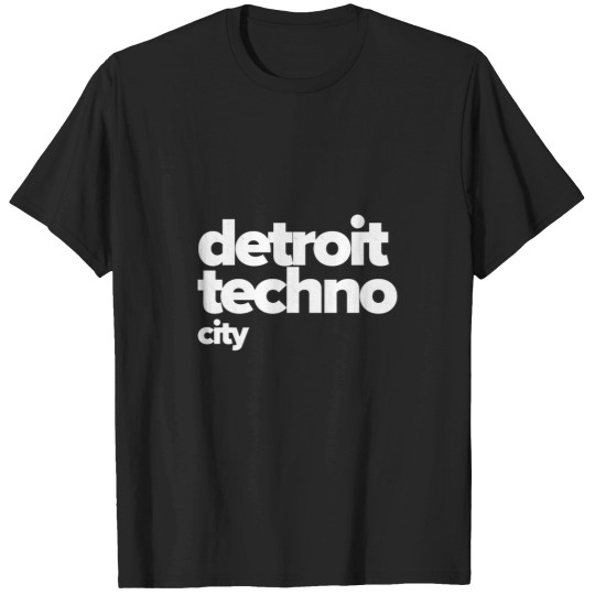 Discover Detroit Techno City Vibes Tee T-Shirts
