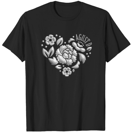 Discover agust d lotus shaped white T-Shirts