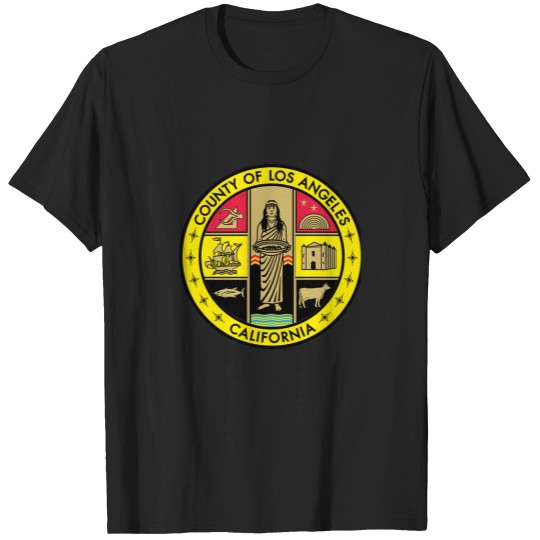 Discover Los Angeles County Logo La County California Seal City Of La City Of Los Angeles Ca Symbol T-Shirts