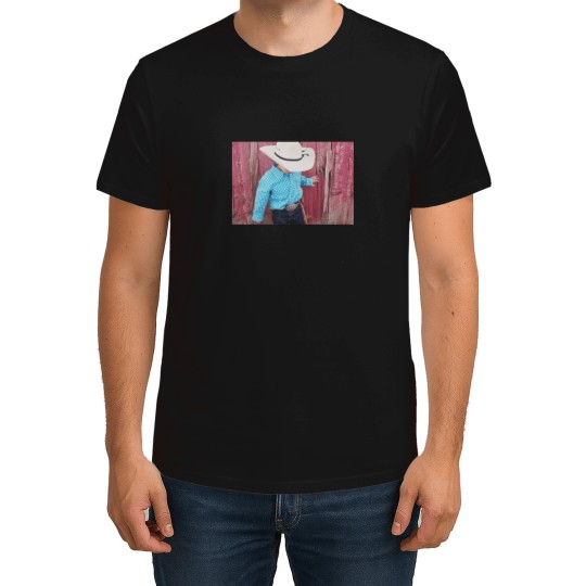 Discover cowboy hat and belt buckle T-Shirts
