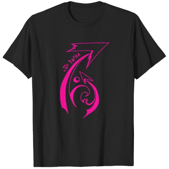 Discover Be Wild Pink Land and Sea Design for the Outdoorsy Adventurer Active T-Shirts