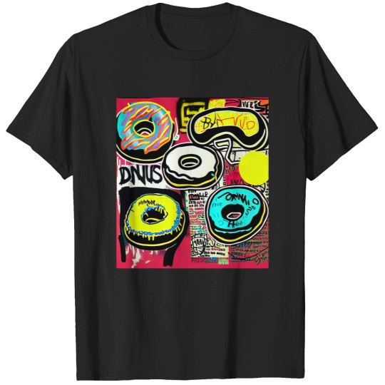 Discover donut grafi art pop design costume kids women men T-Shirts