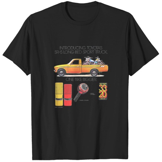 Discover Vintage Toyota Trucks ad graphic T-Shirts