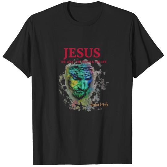 Discover Vintage Image of Jesus Christ The Way The Truth T-Shirts