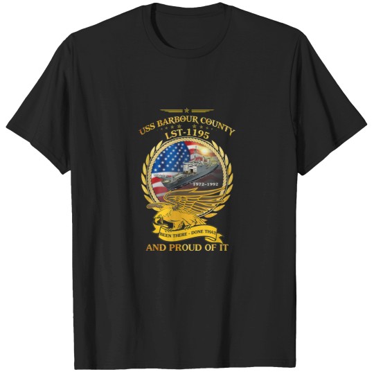 Discover 1972 1992 USS Barbour County LST1195 T-Shirts