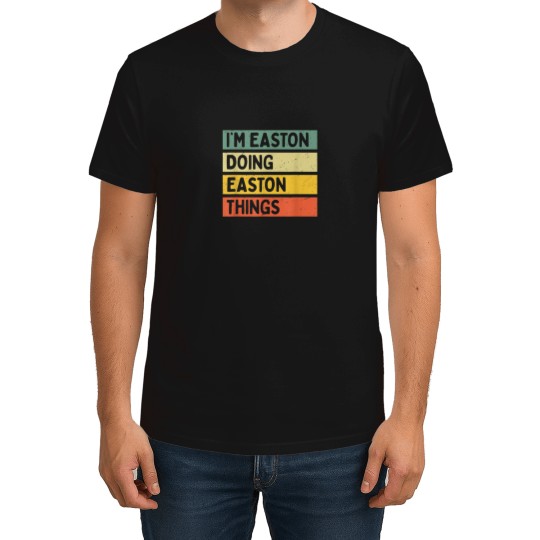 Discover Im Easton Doing Easton Things Funny Personalized T-Shirts