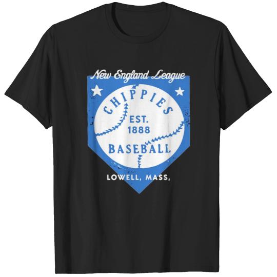 Discover Lowell Chippies - Massachusetts - Vintage Defunct Baseball Teams T-Shirts