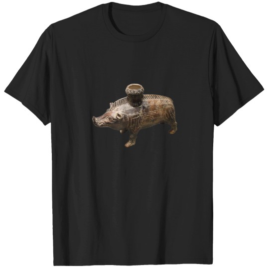 Discover Boar Vessel 600500 BC Etruscan Ceramic T-Shirts
