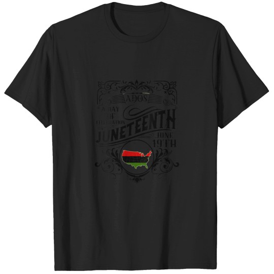 Discover Womens Juneteenth Celebrate Freedom VNeck T-Shirts