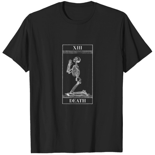 Discover Vintage Death Tarot Card TShirt T-Shirts