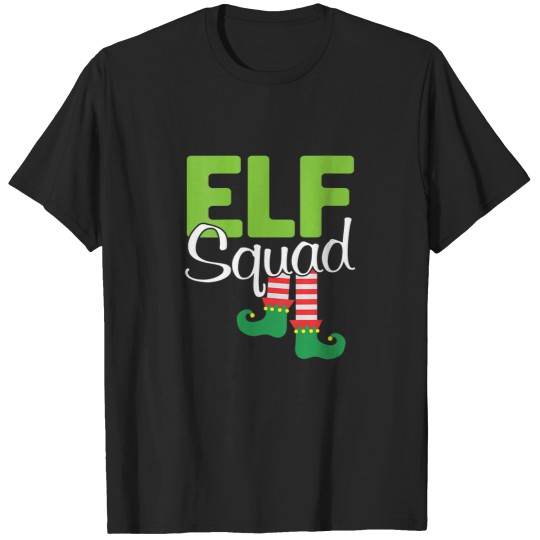 Discover Womens Elf Squad Christmas Gift VNeck T-Shirts