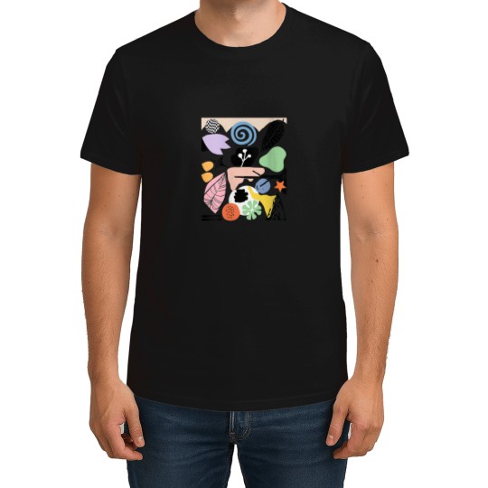 Discover Womens Lover of Abstract ART Minimal Colorful De T-Shirts