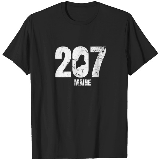 Discover Womens Maine 207 graphic VNeck T-Shirts