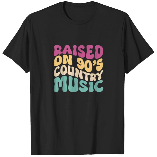 Discover Raised On 90s Country Music Concert Men Women Gr T-Shirts