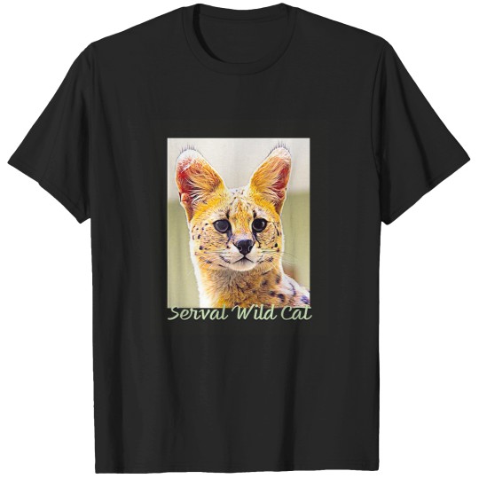 Discover Serval African Wild Cat T-Shirts