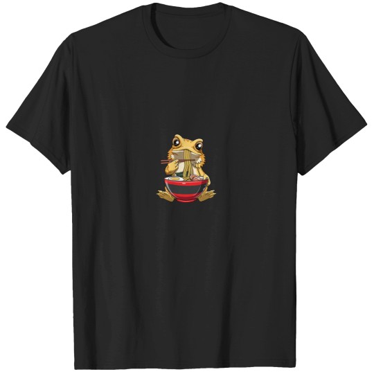 Discover Lizard Noodles Bearded Dragon Ramen Bowl Lizard T-Shirts