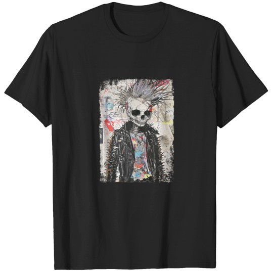 Discover Vintage Graffiti Biker Rocker Skull Punk Horror T-Shirts