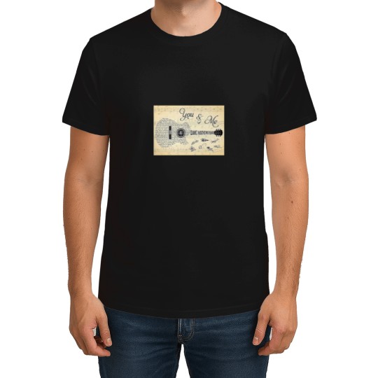 Discover You And Me Lyric Guitar T-Shirts