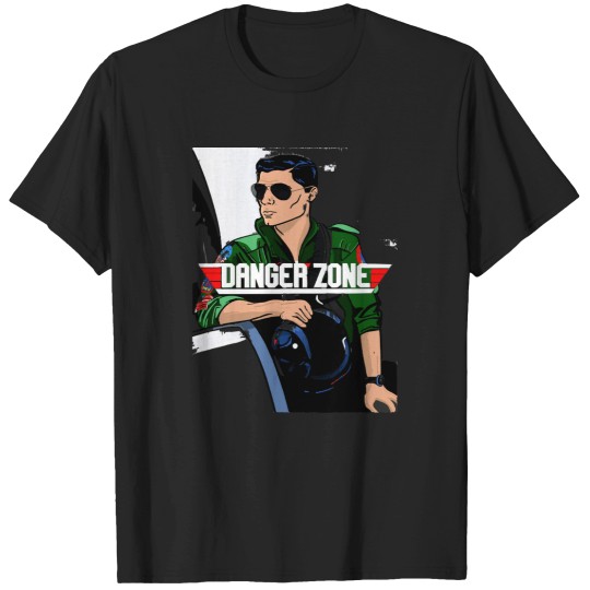 Discover Archer Danger Zone TV Show Movie Mashup T-Shirt T-Shirts