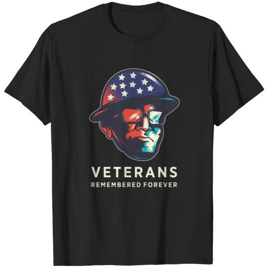 Discover Veterans Remember Forever Usss armyss flags Style T-Shirts