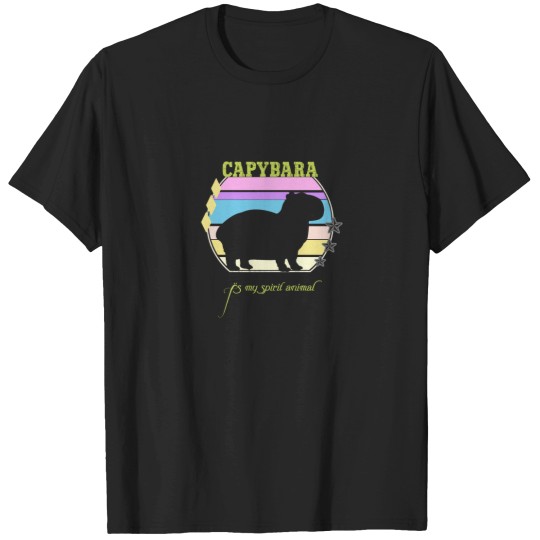 Discover Capybara Is My Spirit Animal T-Shirts