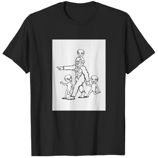 Discover Big Foott Big Brother with Aliens T-Shirts