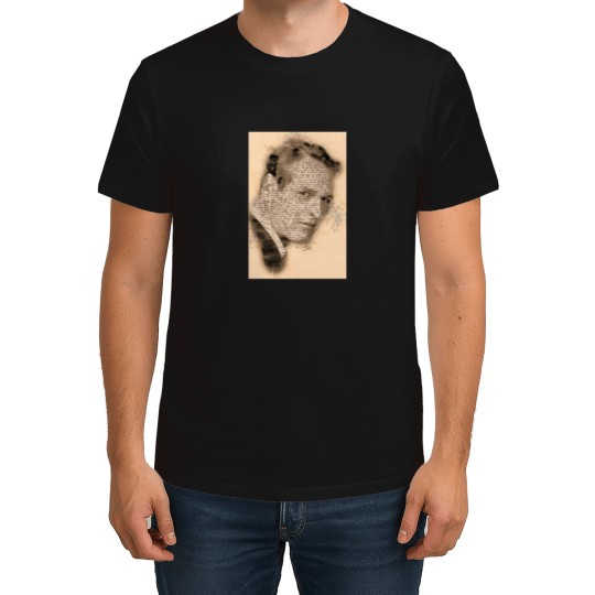 Discover A-Tribute-To-Paul-Newman---Vintage-Sketch-Retro-Art-Style-T-Shirt tEE T-Shirts