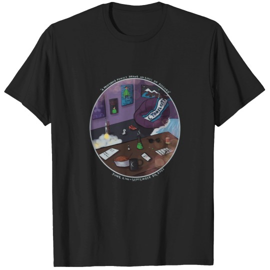 Discover A Prosperous Family--White Text T-Shirts