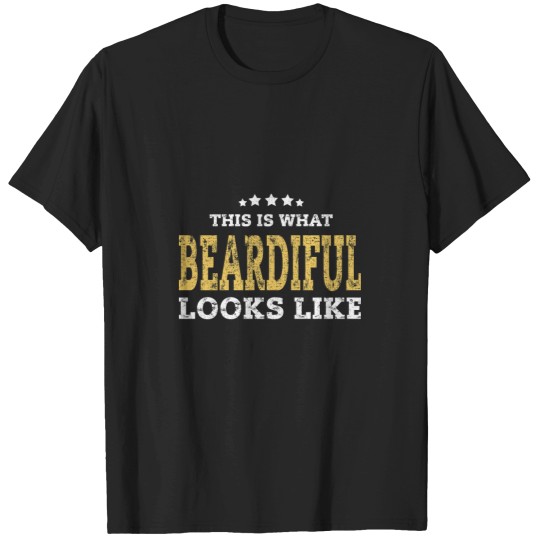 Discover Beardiful Novelty  funnys Bearded mens T-Shirts