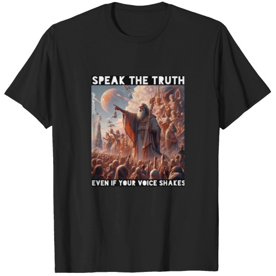 Discover Speak The Truth Even If Your Voice Shakes!!! T-Shirts