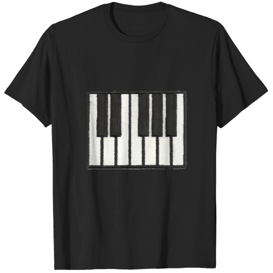 Discover Piano Sticker (1) T-Shirts