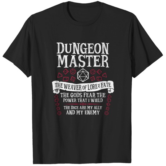 Discover Dungeon Master, The Weaver of Lore & Fate T-Shirts