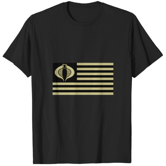 Discover Gi Joe Cobra Logo American Flag T-Shirts
