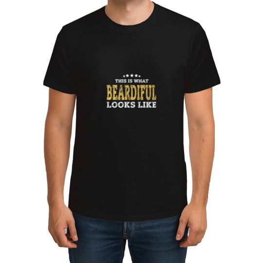 Discover Beardiful Novelty  funnys Bearded mens T-Shirts