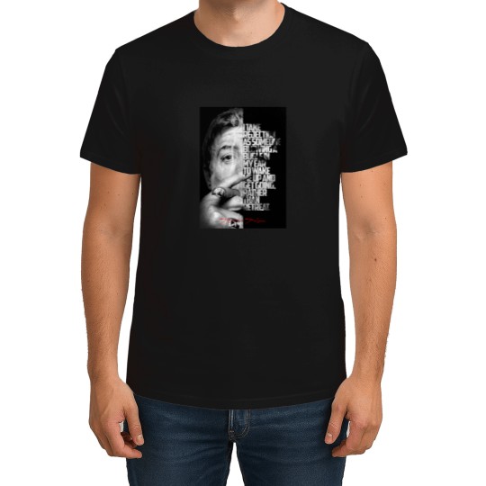 Discover Blacks and white Sylvester Stallone quote  -4 T-Shirts