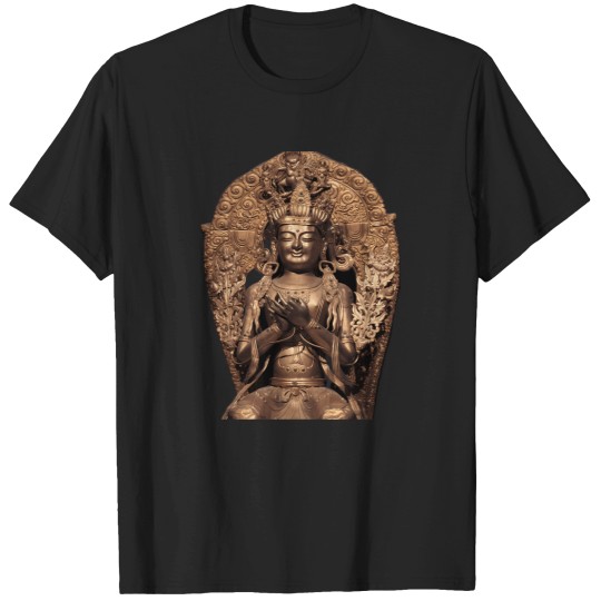 Discover Future Buddha Maitreya  - Copper Alloy T-Shirts