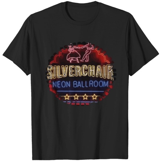 Discover JohnHA Men_s Silverchair Neon Ballroom Cotton s Black T-Shirts