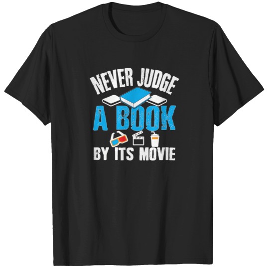 Discover Never-Judge-A-Book-By-Its-Movie-(5) T-Shirt T-Shirts
