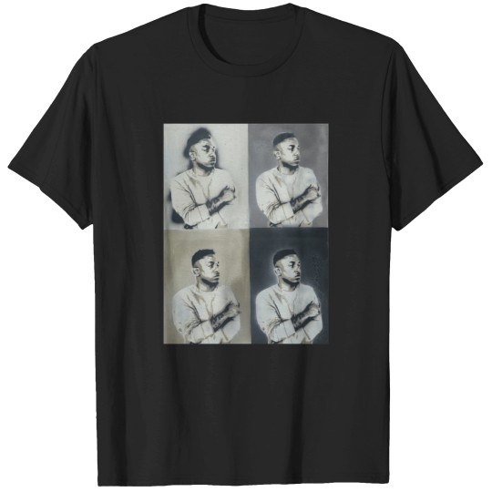 Discover Kendrick Lamar 4-Panel Stencil T-Shirts