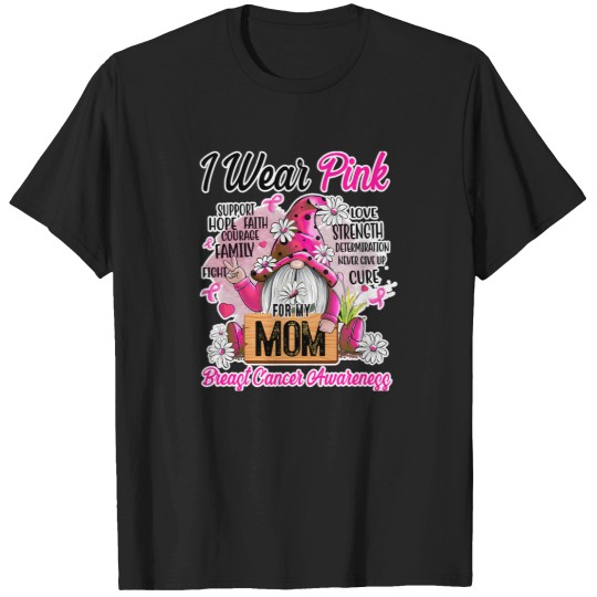 Discover I Wear Pink My Mom Pink Gnomes Truck T-Shirt T-Shirts
