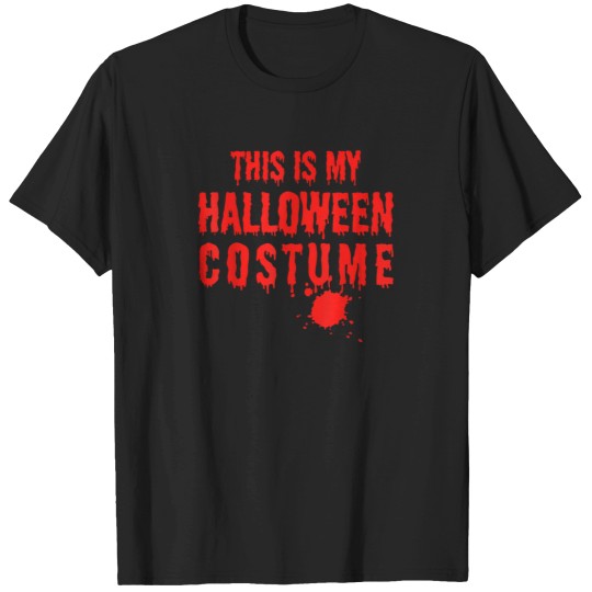 Discover This-Is-My-Halloween-Costume-Shirt-Easy-Halloween-Men-T-Shirt T-Shirts