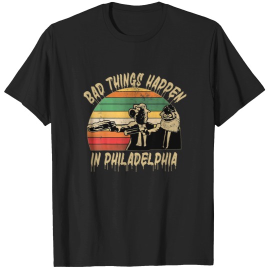 Discover Bad things happen in  2020 Vintage Gritty Hockey Flyers &amp; philly phanatic mascot T-Shirts