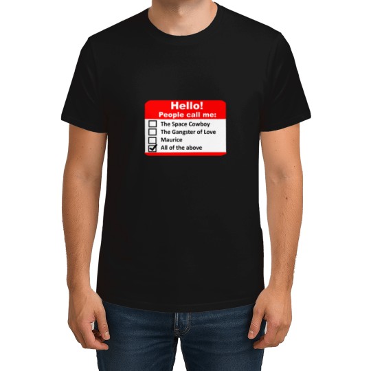 Discover Hello People Call Me - Name Tag T-Shirts