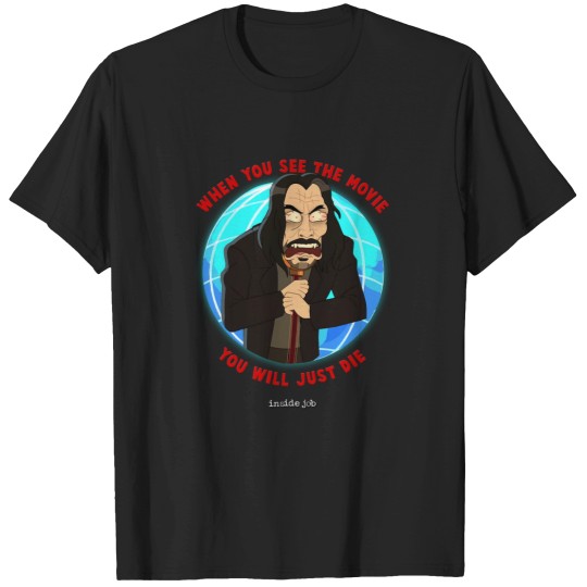 Discover Inside Job - Keanu Reeves Vampiric T-Shirts