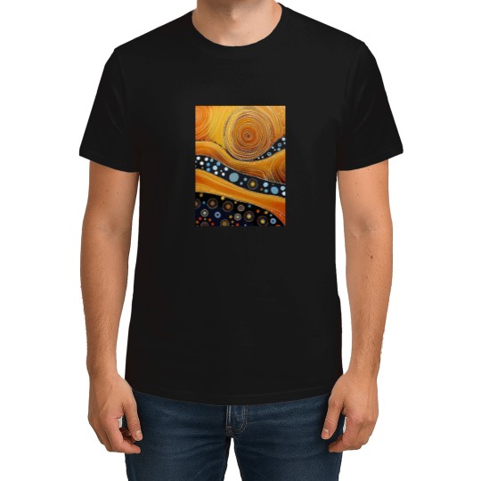 Discover Ancestral Connections I Contemporary Aboriginal Art that Conveys Spirituality and Connection to the T-Shirts