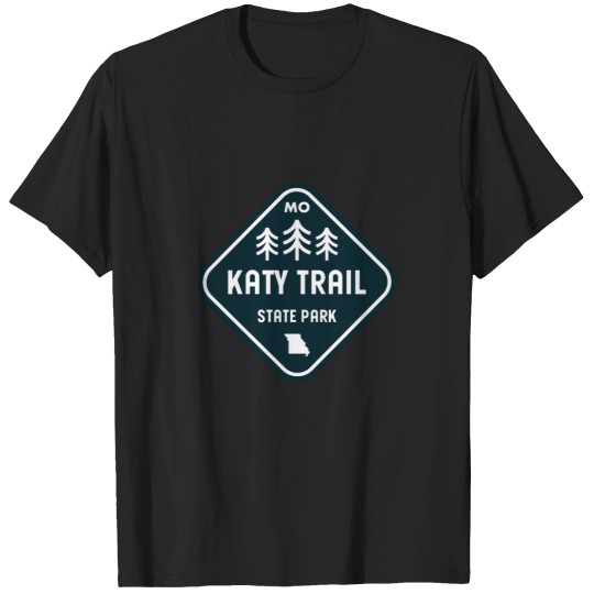 Discover Katy Trail State Park Missouri Rhombus T-Shirts