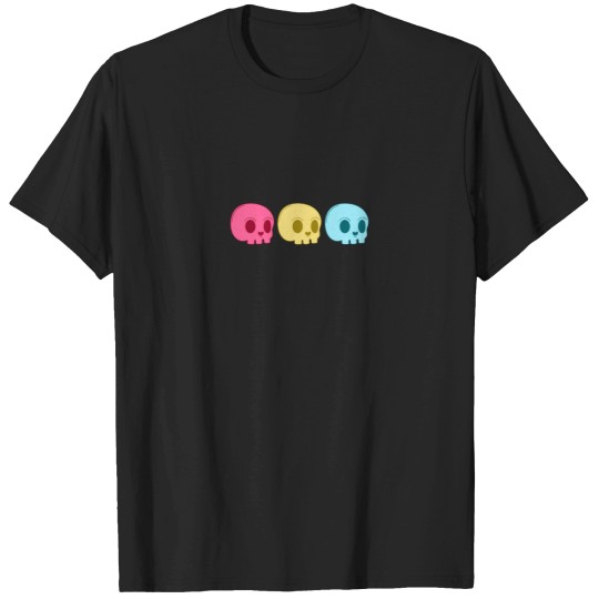Discover Subtle Pansexual Pride Flag, Discreet Pan Pride, Creepy Cute Pastel Goth Skull, LGBTQ T-Shirts