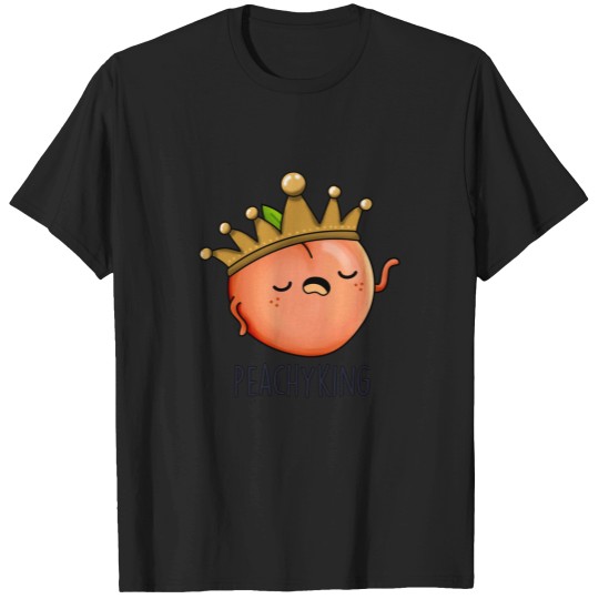 Discover Peachy King Funny Peach Pun T-Shirts