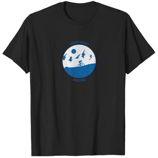 Discover Mountain Biking Death Road Bolivia Graph T-Shirts