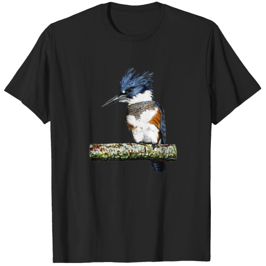 Discover Belted Kingfisher (1) T-Shirt T-Shirts